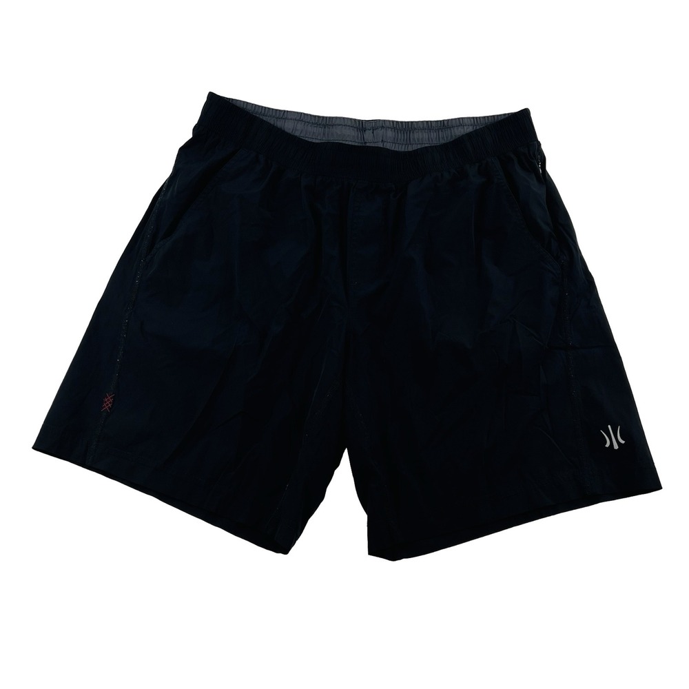 Rhone Black‎ Nylon Polyurethane Stretch Drawstring Waistband Athletic Shorts XL